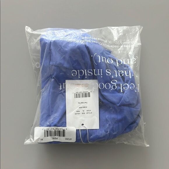 NWT Andie Swim The Crete Top Eco Nylon in Periwinkle Size XL - Picture 11 of 12